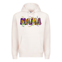 Pale Pink mama mardi gras Premium Hoodie - OliviaCreatesArt