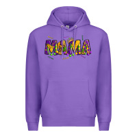 Purple mama mardi gras Premium Hoodie - OliviaCreatesArt