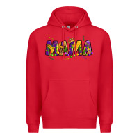 Red mama mardi gras Premium Hoodie - OliviaCreatesArt