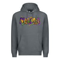 Rock mama mardi gras Premium Hoodie - OliviaCreatesArt