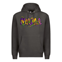 Smoke mama mardi gras Premium Hoodie - OliviaCreatesArt