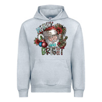 Heather Grey merry and bright Urban Hoodie - SublimationCraftShop