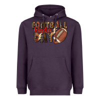 Plum football kinda day Heavyweight Hoodie - FaDigitalArtStudio