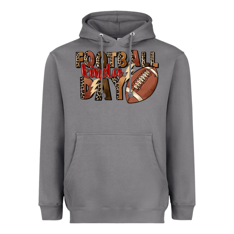 Football Kinda Day Heavyweight Hoodie by FaDigitalArtStudio | Teevron
