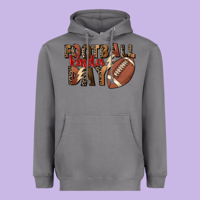 Football Kinda Day Heavyweight Hoodie Designed By Fadigitalartstudio