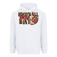 White football kinda day Heavyweight Hoodie - FaDigitalArtStudio