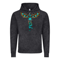 Vintage Black turquoise thunderbird Vintage Hoodie - RanaPortraitStore