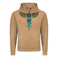 Vintage Camel turquoise thunderbird Vintage Hoodie - RanaPortraitStore