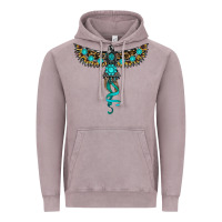 Vintage Zinc turquoise thunderbird Vintage Hoodie - RanaPortraitStore