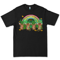 Black st patrick's day baby highland cow Premium Tee - MaliasSmallBusiness