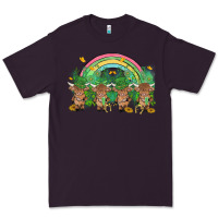 Plum st patrick's day baby highland cow Premium Tee - MaliasSmallBusiness
