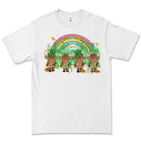 White st patrick's day baby highland cow Premium Tee - MaliasSmallBusiness