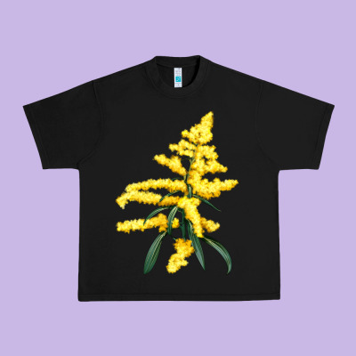 Botanical Goldenrod Urban Heavy Tee Designed By Lillyallendesigns