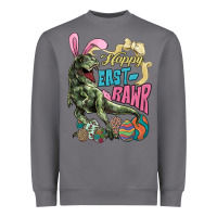 Happy Easter Day T-rex Heavyweight Sweatshirt | Teevron