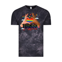 Cloud Black equality hurts no one lgbtq hands Vintage Tee - LillyAllenDesigns