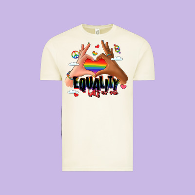Equality Hurts No One Lgbtq Hands Vintage Tee Designed By Lillyallendesigns