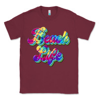 Burgundy beach life Classic Tee - JahusDesignShop