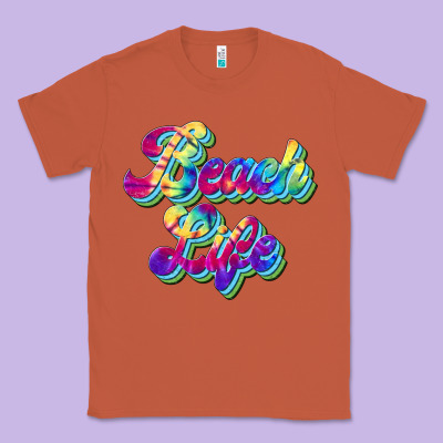 Beach Life Classic Tee Designed By Jahusdesignshop