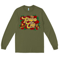 Army Green Papa cito Long Sleeve Tee - RanaPortraitStore