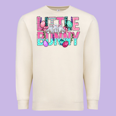 Little Bunny Easter Premium Sweatshirt Designed By Bundleandbundleshop
