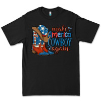 Black make america cowboy again Premium Tee - MaliasSmallBusiness