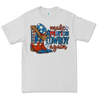 Dove Grey make america cowboy again Premium Tee - MaliasSmallBusiness