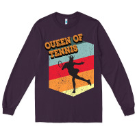 Plum Queen Of Tennis Long Sleeve Tee - Bettercallsaul