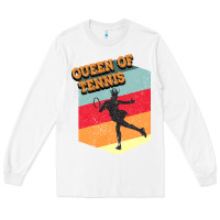 White Queen Of Tennis Long Sleeve Tee - Bettercallsaul
