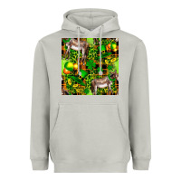 Moon Dust St. Patrick's Donkey With Leprechaun Heavyweight Hoodie - FaDigitalArtStudio