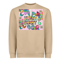 Mushroom Hunny Bunny and egg Easter Heavyweight Sweatshirt - NancyCooperArtShop