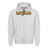 Dove Grey Mama christmas lightning bolt mother's day Zipper Hoodie - HowdyJamesFarm