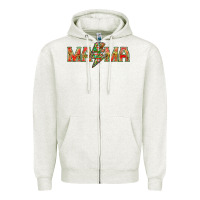 Oatmeal Heather Mama christmas lightning bolt mother's day Zipper Hoodie - HowdyJamesFarm