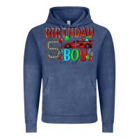 Vintage Denim birthday boy 5 Vintage Hoodie - BundleAndBundleShop