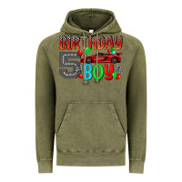 Vintage Olive birthday boy 5 Vintage Hoodie - BundleAndBundleShop