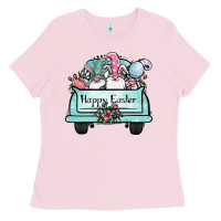 Easter Gnomes Truck Ladies Tee | Teevron