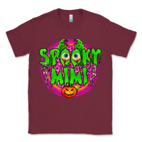 Burgundy spooky mimi Classic Tee - BundleAndBundleShop