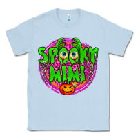 Dusty Blue spooky mimi Classic Tee - BundleAndBundleShop
