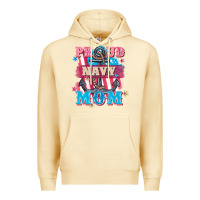 Pina Colada Proud navy Mom Mother's Day Premium Hoodie - FaDigitalArtStudio