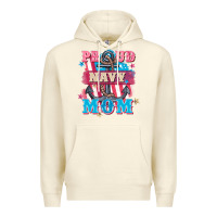 Sandshell Proud navy Mom Mother's Day Premium Hoodie - FaDigitalArtStudio