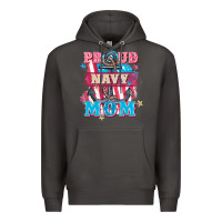 Smoke Proud navy Mom Mother's Day Premium Hoodie - FaDigitalArtStudio