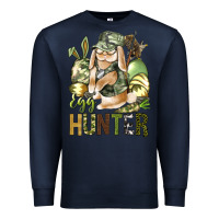 Navy Egg Hunter Premium Sweatshirt - BundleAndBundleShop
