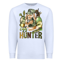White Egg Hunter Premium Sweatshirt - BundleAndBundleShop