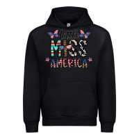 Black little miss america Urban Hoodie - CowhideDigitalArt