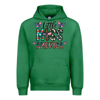 Emerald little miss america Urban Hoodie - CowhideDigitalArt
