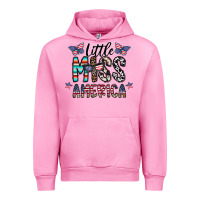 Fuchsia Pink little miss america Urban Hoodie - CowhideDigitalArt