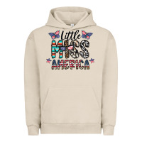 Pigment French Oak little miss america Urban Hoodie - CowhideDigitalArt