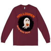Burgundy Daddy Shark Boo Boo Long Sleeve Tee - Bettercallsaul