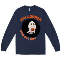 Navy Daddy Shark Boo Boo Long Sleeve Tee - Bettercallsaul