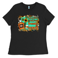 Black Somewhere Between Whiskey and Jesus Ladies Tee - Jasminsmagicworld
