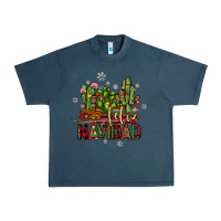 Midnight Navy feliz navidad cactus Urban Heavy Tee - JahusDesignShop